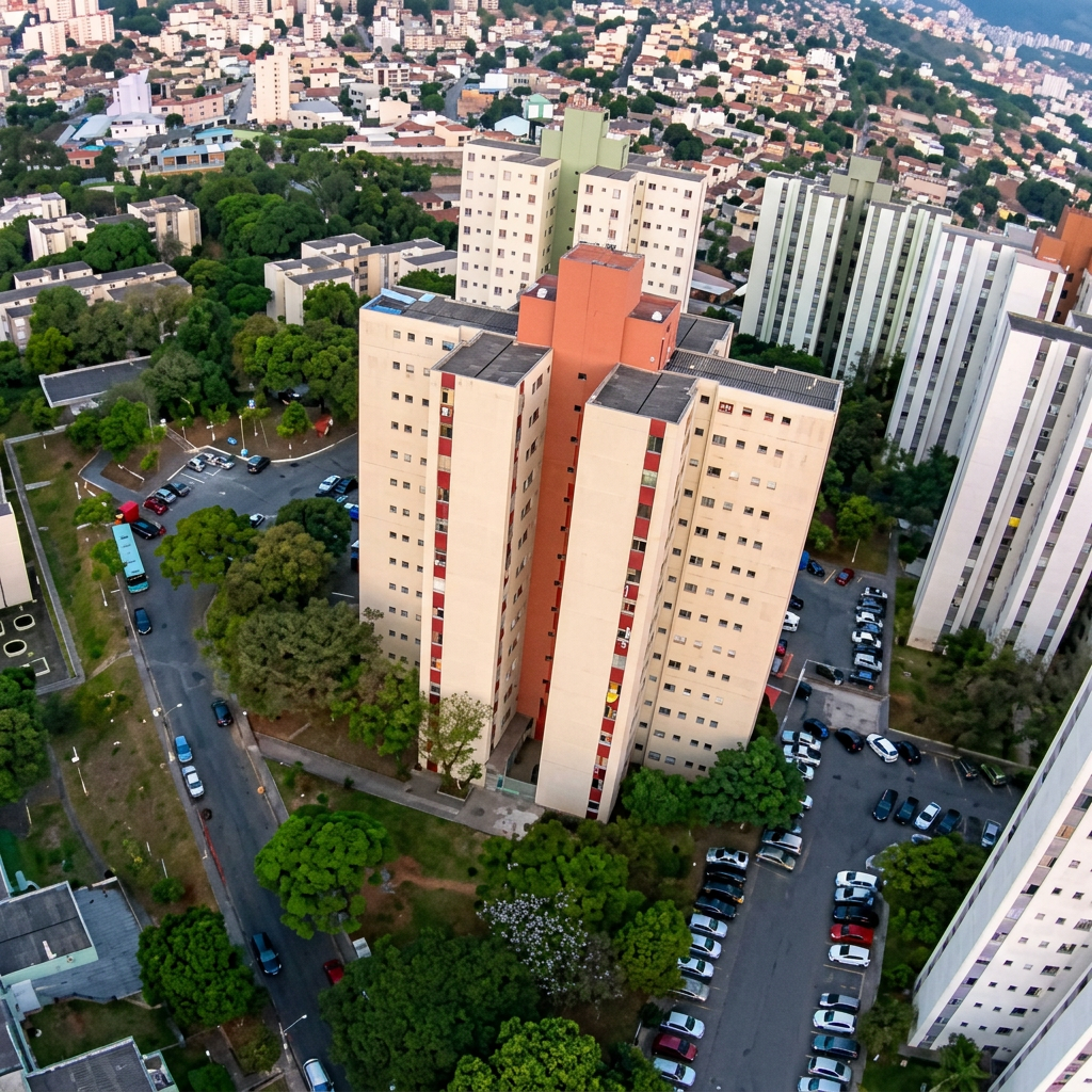 Fachada do Condomínio Henrique Silva Araújo